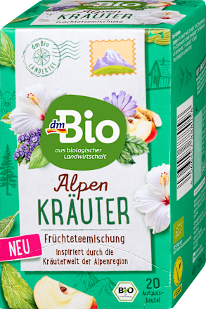 Alpenkruiden Fruitthee (20 zakjes), 40 g