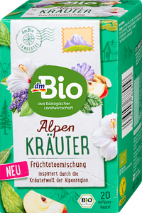 Alpenkruiden Fruitthee (20 zakjes), 40 g