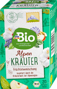 Früchtetee Alpenkräuter (20 Beutel), 40 g
