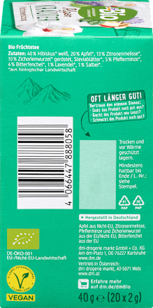 Alpenkruiden Fruitthee (20 zakjes), 40 g