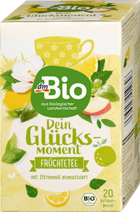 Früchtetee "Dein Glücksmoment" mit Zitronenöl (20 Beutel), 44 g