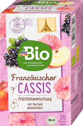 Früchtetee Französischer Cassis (20 Beutel), 40 g