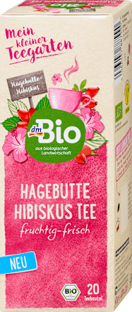 Vruchtenthee, rozenbottelhibiscus (20 theezakjes), 40 g