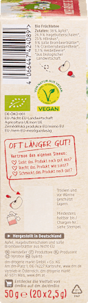 Früchtetee Milde Früchte mit Apfel, Hagebutte & süße Brombeerblätter (20 Beutel), 50 g