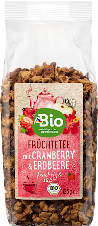 Früchtetee-Mischung Cranberry & Erdbeere, lose, 125 g