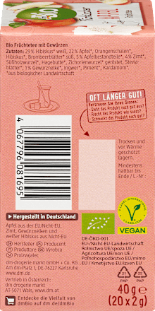 Turkse appelfruitthee (20 theezakjes), 40 g