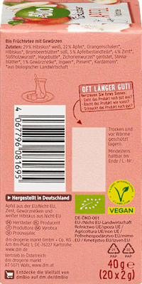 Turkse appelfruitthee (20 theezakjes), 40 g