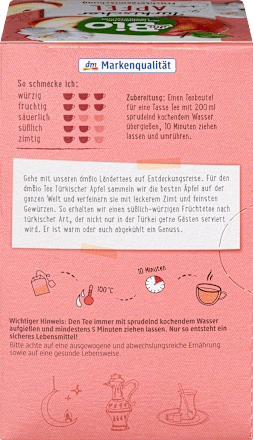 Früchtetee Türkischer Apfel (20 Beutel), 40 g