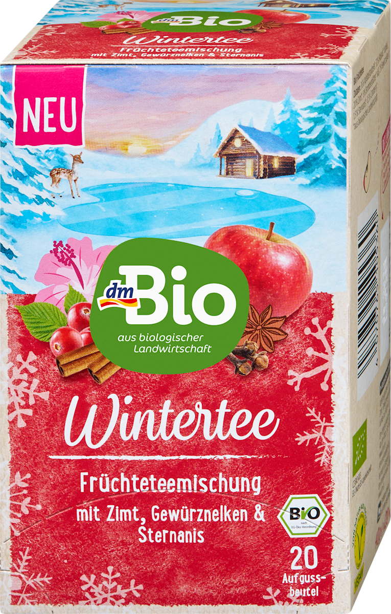 dmBio Früchtetee, Wintertee (20 Beutel), 40 g