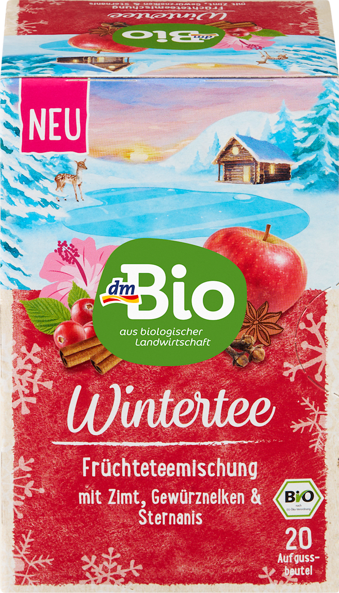 dmBio Früchtetee, Wintertee (20 Beutel), 40 g