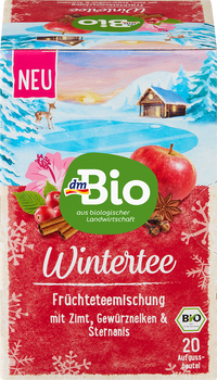 dmBio Früchtetee, Wintertee (20 Beutel), 40 g