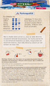 Vruchtenthee "Magische Winterthee" (20 theezakjes), 40 g