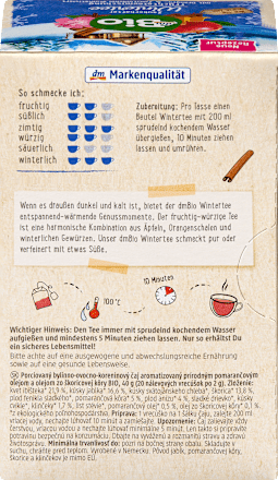 Früchtetee "Zauberhafter Wintertee" (20 Beutel), 40 g