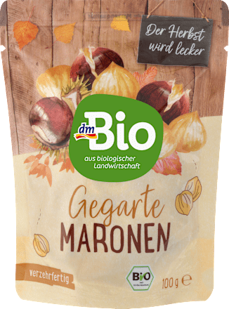 Gegarte Maronen verzehrfertig, 100 g