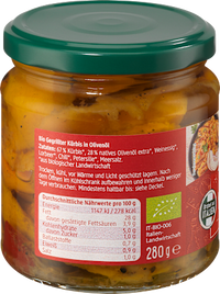 Gegrillter Kürbis mit Olivenöl, 280 g