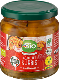 Gegrillter Kürbis mit Olivenöl, 280 g