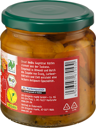 Gegrillter Kürbis mit Olivenöl, 280 g