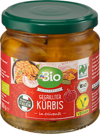 Gegrillter Kürbis mit Olivenöl, 280 g