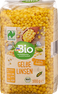 Gelbe Linsen, 500 g