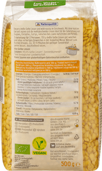 Gelbe Linsen, 500 g