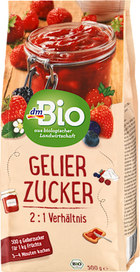Gelierzucker, 2:1 für 1 kg Früchte, 500 g
