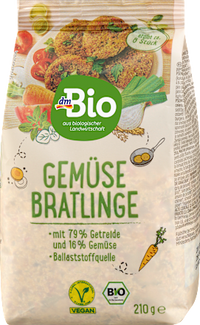 Gemüse Bratlinge, 210 g
