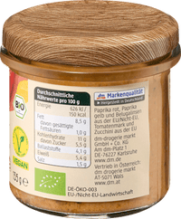 Gemüseaufstrich, Gegrillte Paprika Belugalinse, 135 g