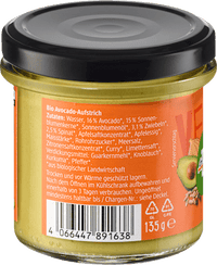 Gemüseaufstrich, mit Avocado, 135 g