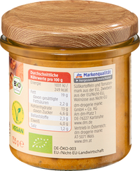 Gemüseaufstrich, Süßkartoffel Walnuss, 135 g