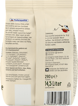 Gemüsebrühe Nachfüllbeutel, 290 g