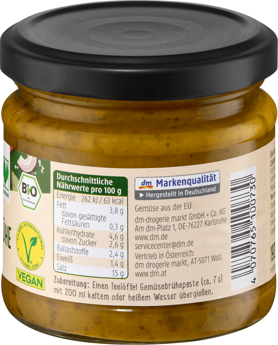 dmBio Gemüsebrühe Paste, 190 g