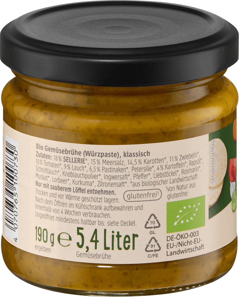 dmBio Gemüsebrühe Paste, 190 g
