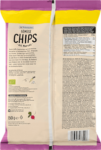 Gemüsechips mit Meersalz, 150 g