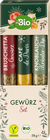 dmBio Geschenkset, Gewürz Set 3tlg, 1 St
