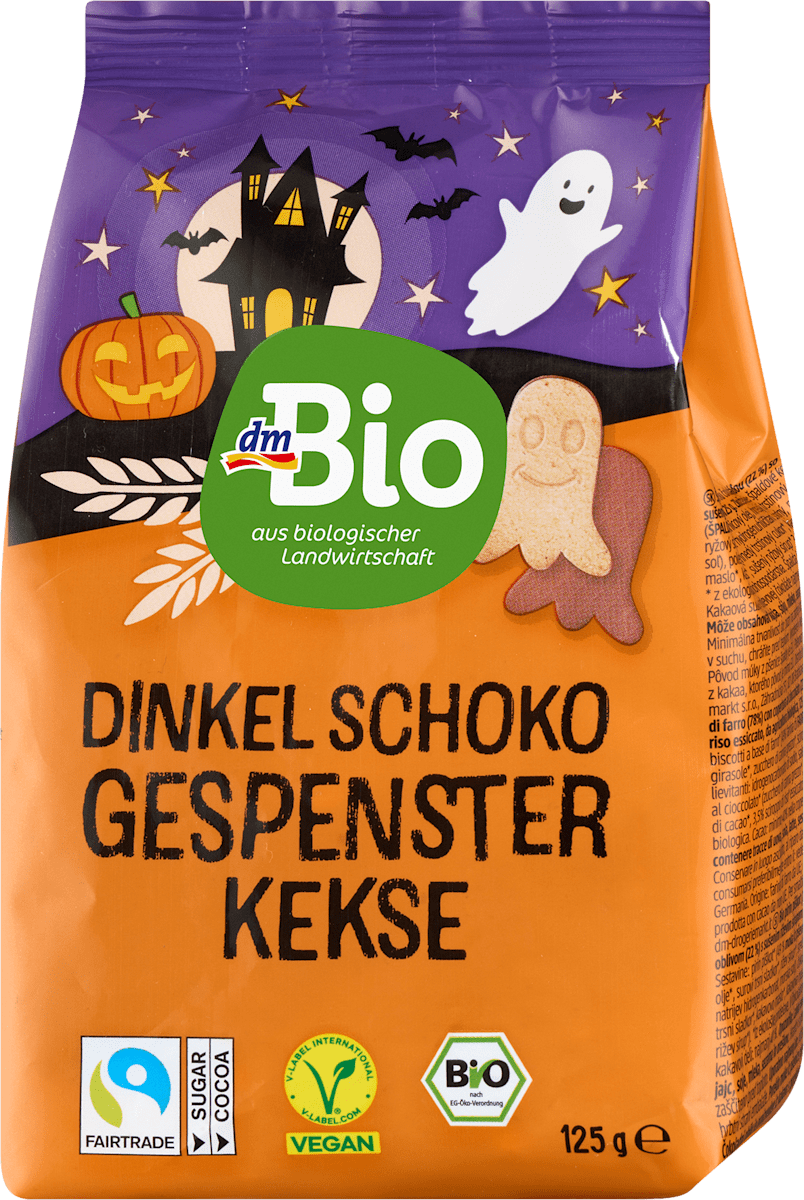 dmBio Gespensterkeks Dinkel Schoko, 125 g