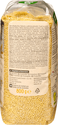 Getreide, Goldhirse grobkörnig, 800 g