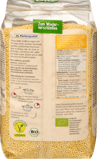 Getreide, Goldhirse grobkörnig, 800 g