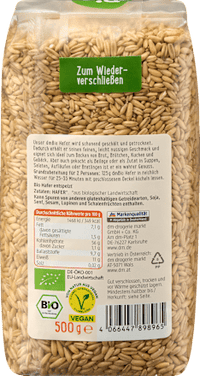 Getreide, Hafer, 500 g