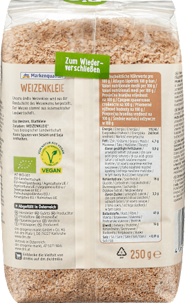 Getreide Weizenkleie, 250 g