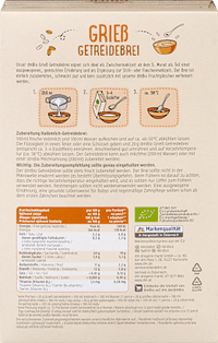 Getreidebrei Grieß ab dem 5. Monat, 250 g