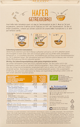Getreidebrei Hafer ab dem 5. Monat, 250 g