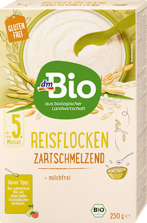 Getreidebrei Reisflocken zartschmelzend ab dem 5. Monat, 250 g