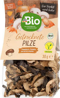 dmBio Getrocknete Pilze, 30 g