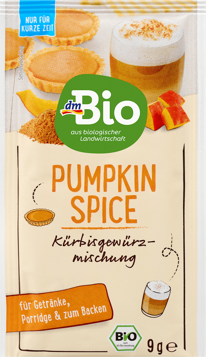dmBio Gewürzmischung, Pumpkin Spice, 9 g
