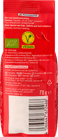 Gewürzmischung, Spicy Chili, 70 g