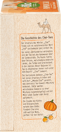 Gewürztee Pumpkin Chai (20 Beutel), 38 g