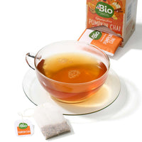 dmBio Infusion, Pumpkin Chai à la citrouille, au gingembre & à l'huile d'orange (20 sachets), 38 g