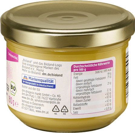 Ghee, geklärte Butter, 180 g
