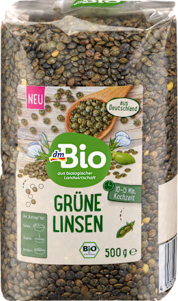 Grüne Linsen, 500 g
