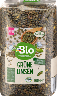 Grüne Linsen, 500 g